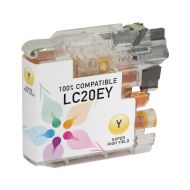 Brother LC20EY Super HY Yellow Compatible Ink
