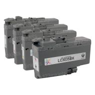 Set of 4 Ultra HY Ink Cartridges for Brother LC3035