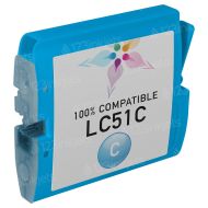 Compatible LC51C Cyan Ink for Brother