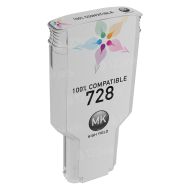 Remanufactured High Yield Matte Black Ink for HP 728