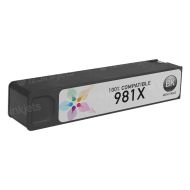Remanufactured High Yield Black Ink for HP 981X