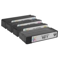 Remanufactured Extra High Yield Bulk Set to Replace HP 981Y Ink