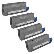Compatible Okidata C712 Set of Laser Toners