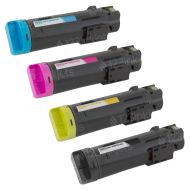 Compatible Toners for the Dell Laser H825 and S2825: Bk, C, M, Y