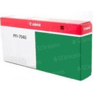 OEM Canon PFI-704G Green Ink Cartridge 