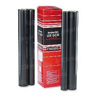 Sharp UX-3CR OEM Black Thermal Fax Ribbon Rolls 2-Pack