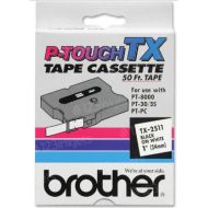 Brother TX2511 OEM Black on White Tape