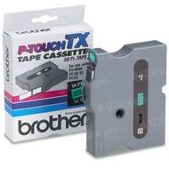 Brother TX7311 OEM Black on Green Tape