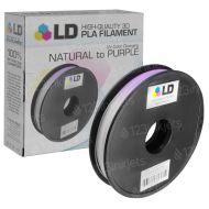 LD Natural to Purple 3D Printing Filament (PLA)