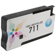 Remanufactured Cyan Ink for HP 711