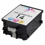 Remanufactured Tri-Color Ink for HP 14