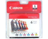 OEM Canon Set of 6 Ink Cartridges - BCI-6