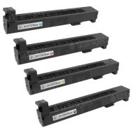 Remanufactured Replacement Toner Cartridges for HP 826A, (Bk, C, M, Y)