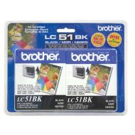 OEM Brother LC512PKS Black Ink Cartridges, 2 Pack