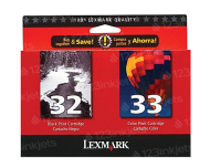 OEM Lexmark 18C0532 Black and Color Ink Twin Pack