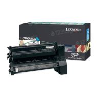 Lexmark Original C780A1CG Cyan Return Program Laser Toner Cartridge (C780/C782/X782 Series) (6K Page Yield)