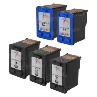 Remanufactured Black and Color Ink for HP 56 and 57