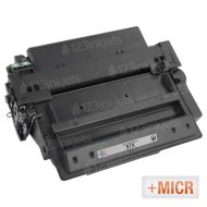 Remanufactured MICR Toner Cartridge for HP 51X Black