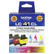 Brother LC413PKS Cyan / Magenta / Yellow OEM Ink 3-Pack