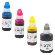 Compatible GI290 4-Piece Set of HY Ink Bottles for Canon