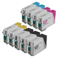 Bulk Set of 9 Ink Cartridges for Epson 127