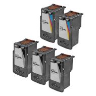 Remanufactured 3 Black PG-260XL and 2 Color CL-261XL Canon High Yield Ink Cartridge Set of 5
