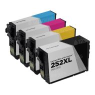 Bulk Set of 4 HY Ink Cartridges for Epson 252XL