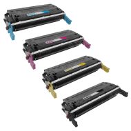 Remanufactured Replacement Toner Cartridges for HP 641A, (Bk, C, M, Y)
