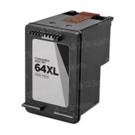 Remanufactured High Yield Black Ink for HP 64XL