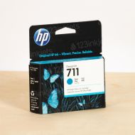 Original HP 711 Cyan Ink Cartridge, CZ130A
