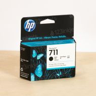 Original HP 711 Black Ink Cartridge, CZ133A
