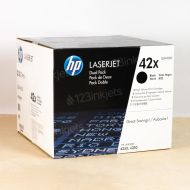 HP Q5942XD (42XD) Black Original Laser Toner 2 Pack