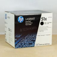 HP Q7551XD (51X) Black Original Laser Toner 2 Pack