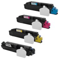 Compatible TK5282SET Kyocera Mita Set of 4 Toner Cartridges: Bk, C, M, Y