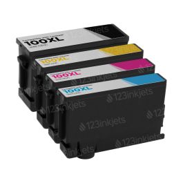 Lexmark Compatible 100XL High Yield Ink Set of 4 - 123inkjets