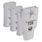 Remanufactured Bulk Set to Replace HP 728 Ink