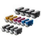 PGI220 and CLI221 Set of 14 Ink cartridges for Canon