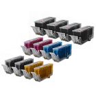 PGI225 & CLI226 Set of 12 Ink cartridges for Canon