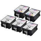 Remanufactured Black and Color Ink for HP 14