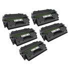 Compatible for HP CE505X Toners, HY 5 Pack