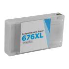 Remanufactured Epson T676XL220 HY Cyan Inkjet Cartridge