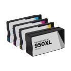 Compatible Brand for HP 950XL & 951XL Set of 4 Ink Cartridges