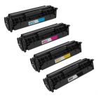Set of 4 Remanufactured Replacement Toner Cartridges for HP 305X / 305A