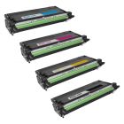 Xerox Phaser 6280 Compatible Set of 4 HC Toners: Bk, C, M, Y