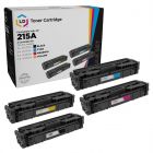 Compatible Replacement Toner Cartridges for HP 215A, (Bk, C, M, Y)