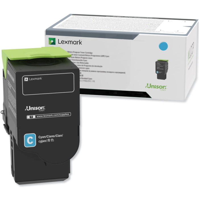 CX635adwe, CX532adwe, CS632dwe, CS531dw Cyan Return Program Toner Cartridge 2,000 Yield