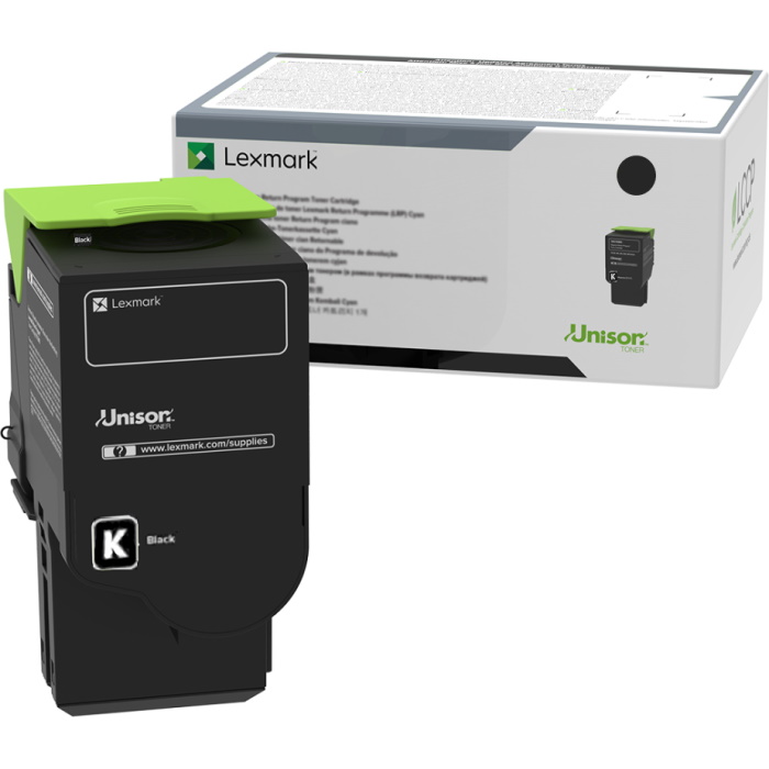 Lexmark CS531, 632, CX532, 635 Return Program 3K Standard Toner Cartridge - Black