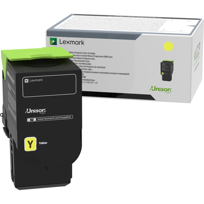 CX635adwe, CX532adwe, CS632dwe, CS531dw Yellow Return Program Toner Cartridge 2,000 Yield