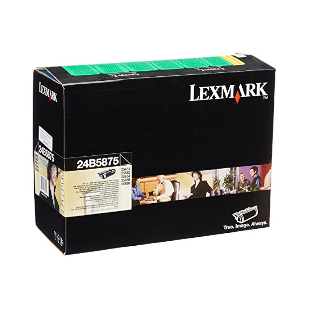 Lexmark 24B5875 Black High Yield Toner Cartridge, Prints Up to 30,000 Pages | Quill