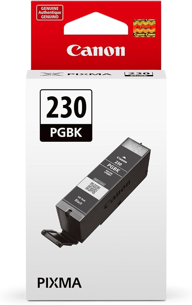 Canon Genuine PGI-230 Pigment Black Standard Yield Ink Cartridge (6674C001) | Quill